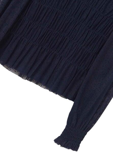 Blusa Mayoral Tul Azul Marino ara Niña