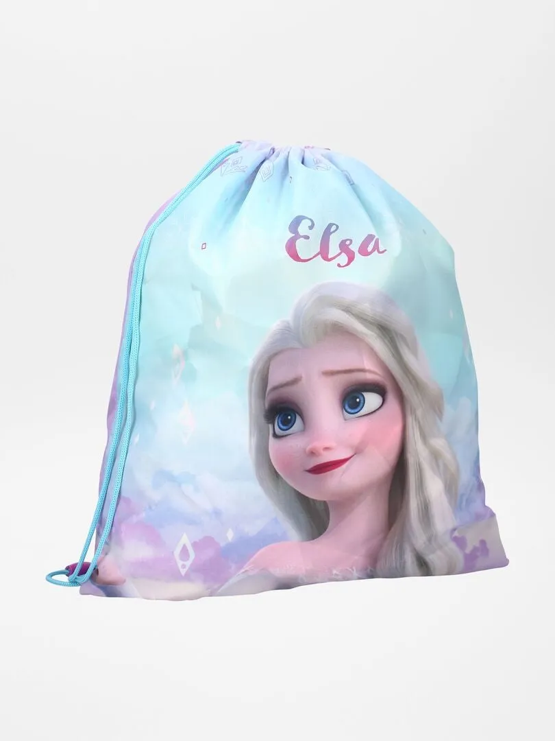 BOLSA DE PISCINA 'ELSA' 'FROZEN'  AZUL