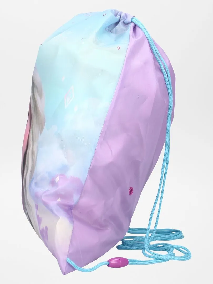 BOLSA DE PISCINA 'ELSA' 'FROZEN'  AZUL