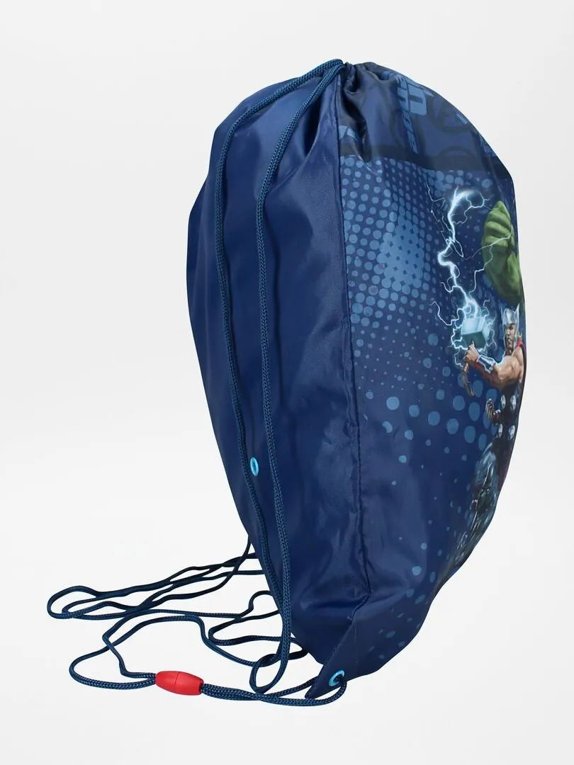 BOLSA DE PISCINA 'LOS VENGADORES'  AZUL