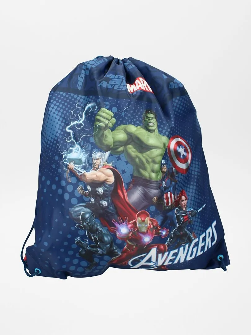 BOLSA DE PISCINA 'LOS VENGADORES'  AZUL