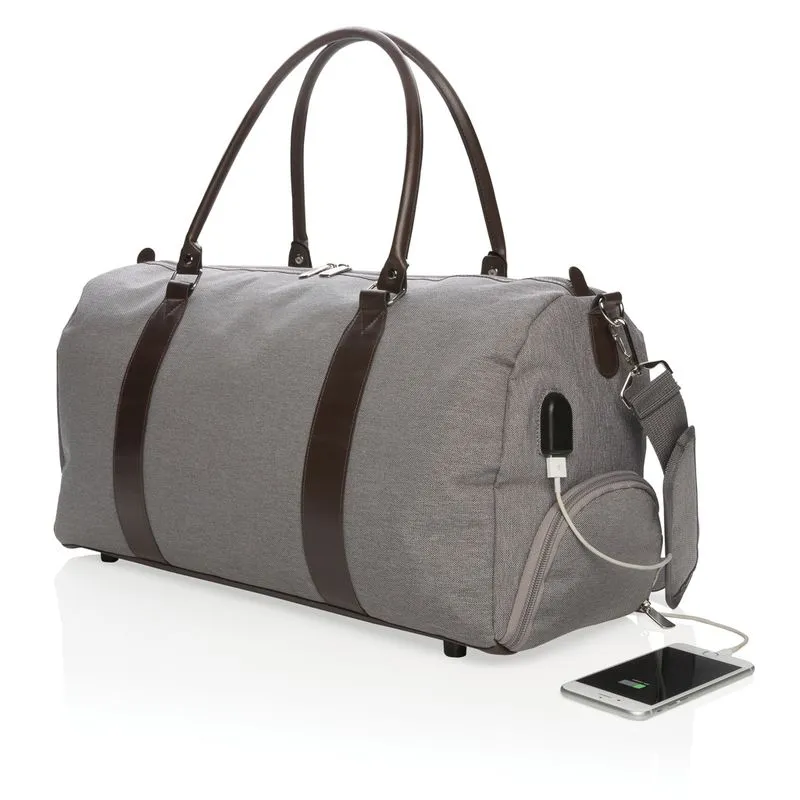 Bolsa fin de semana con salida USB
