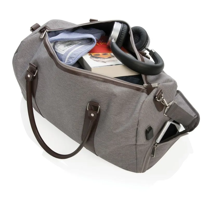 Bolsa fin de semana con salida USB