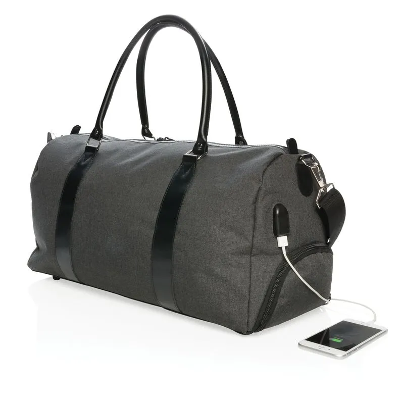 Bolsa fin de semana con salida USB