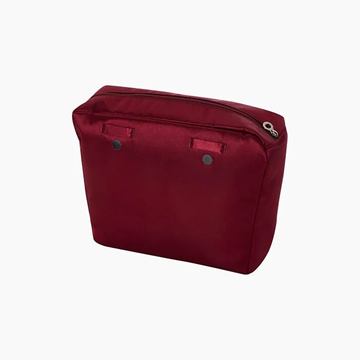 Bolsa interna satin sangria O bag mini