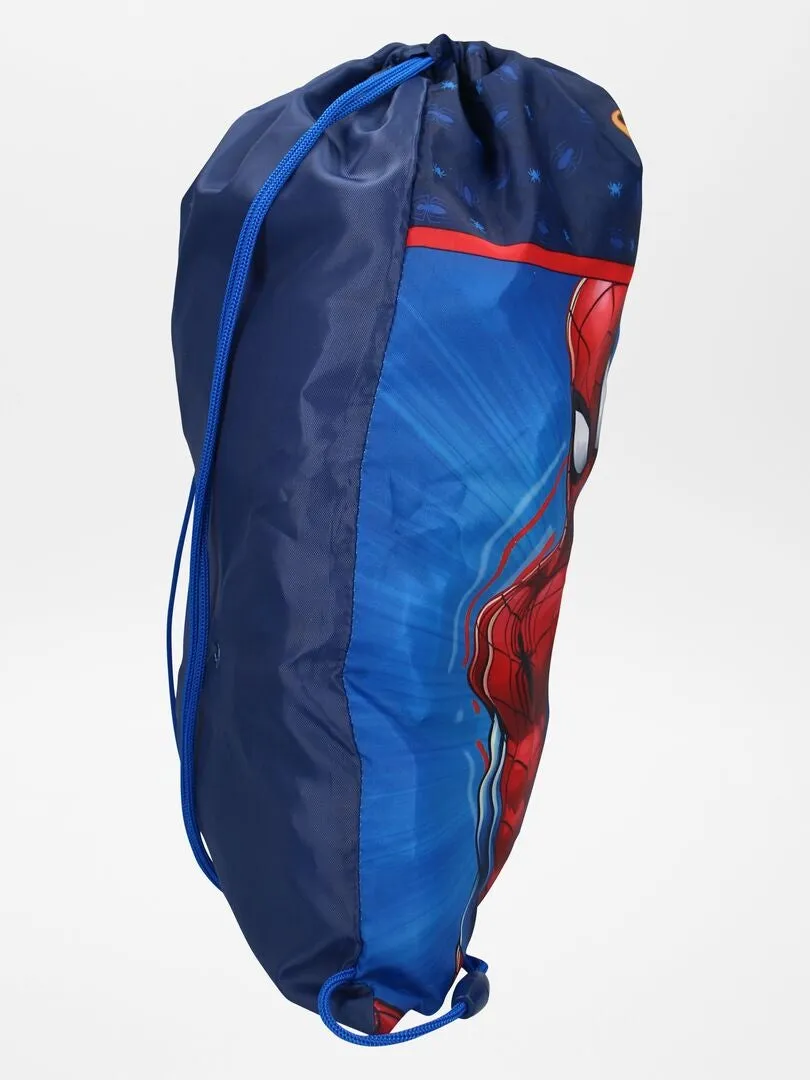 BOLSA PARA LA PISCINA 'SPIDERMAN'  AZUL