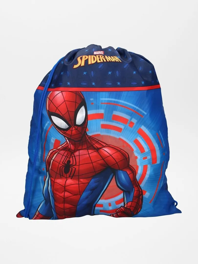 BOLSA PARA LA PISCINA 'SPIDERMAN'  AZUL