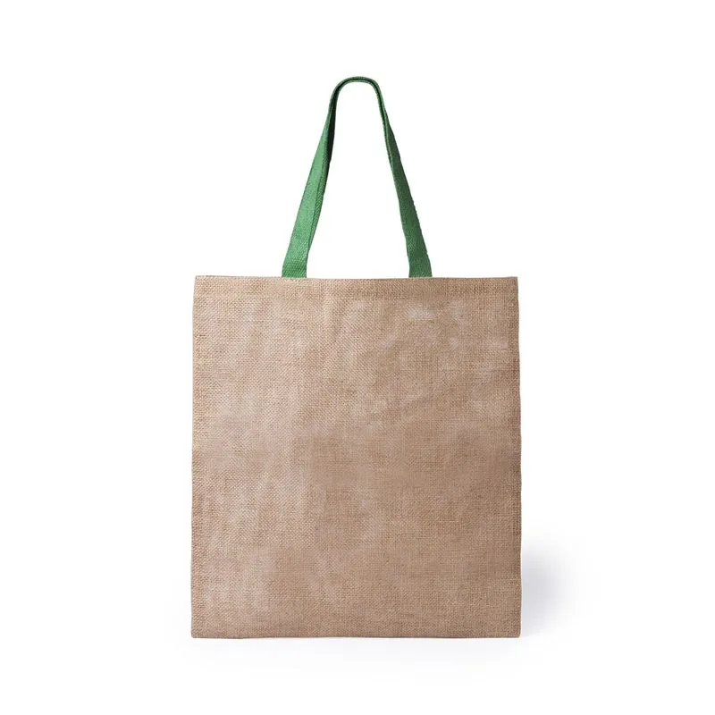 Bolsa promocional yute/algodón Dhar