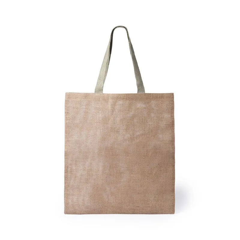 Bolsa promocional yute/algodón Dhar