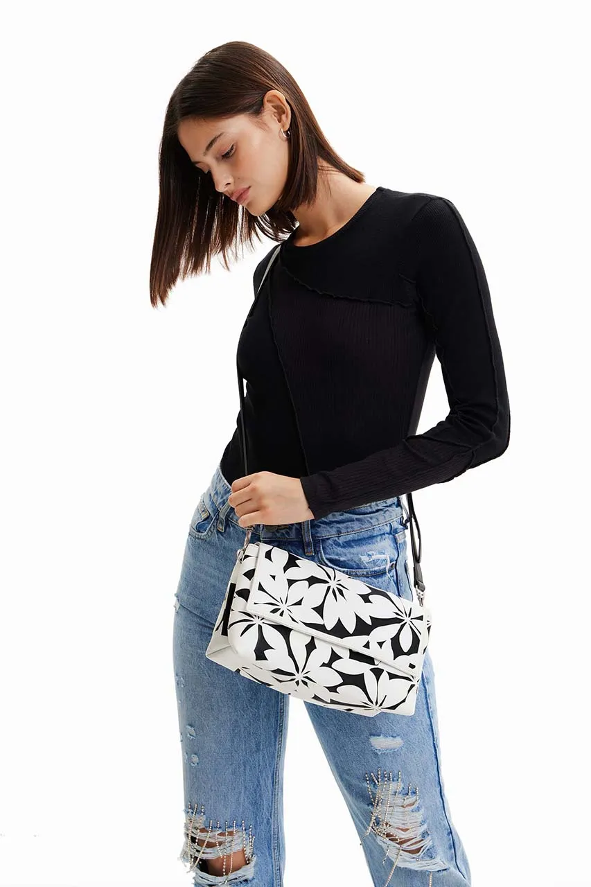 Bolso bandolera mediana flores Desigual 23SAXP72