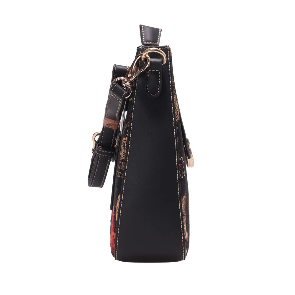 BOLSO BANDOLERA SATCHEL ESTAMPADO OSOS BEAR H798A