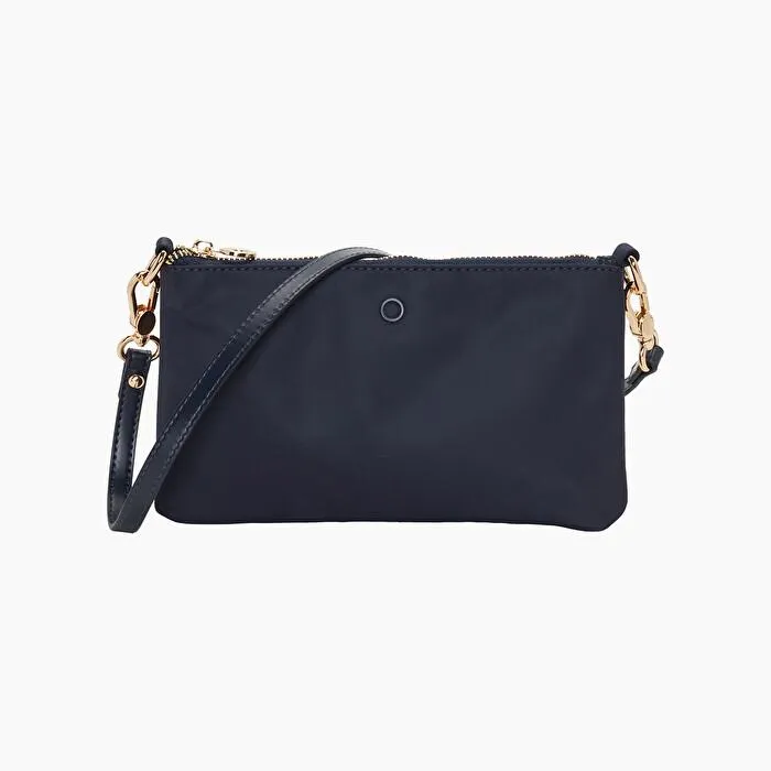 Bolso de embrague O bag papillon azul marino