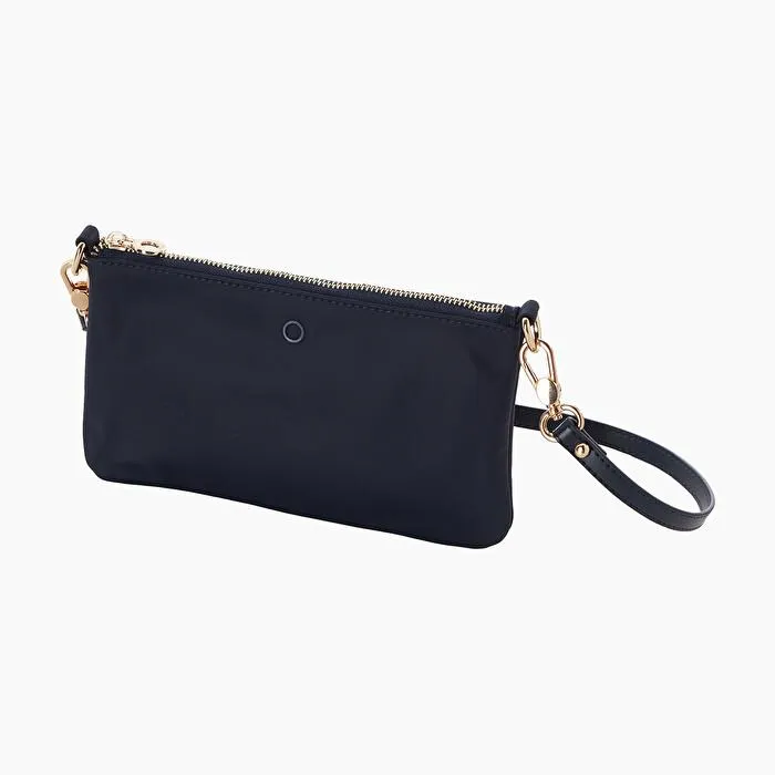Bolso de embrague O bag papillon azul marino