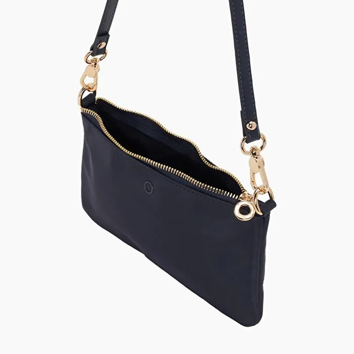 Bolso de embrague O bag papillon azul marino
