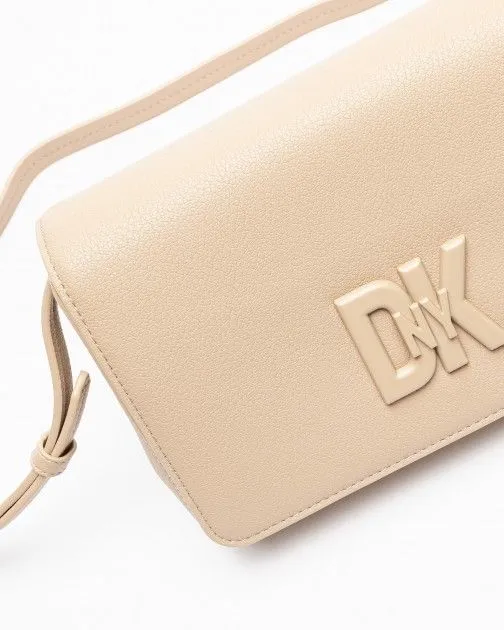 Bolso de hombro Dkny Seventh Avenue MD FL R33EKY30 Beige