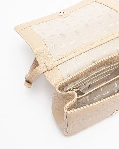 Bolso de hombro Dkny Seventh Avenue MD FL R33EKY30 Beige
