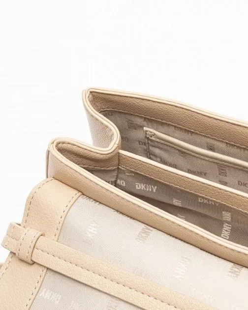 Bolso de hombro Dkny Seventh Avenue MD FL R33EKY30 Beige