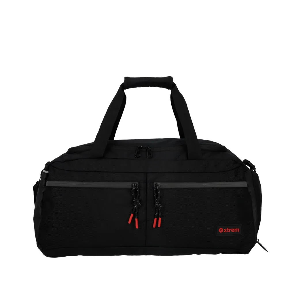 Bolso de viaje Quest negro/rojo M