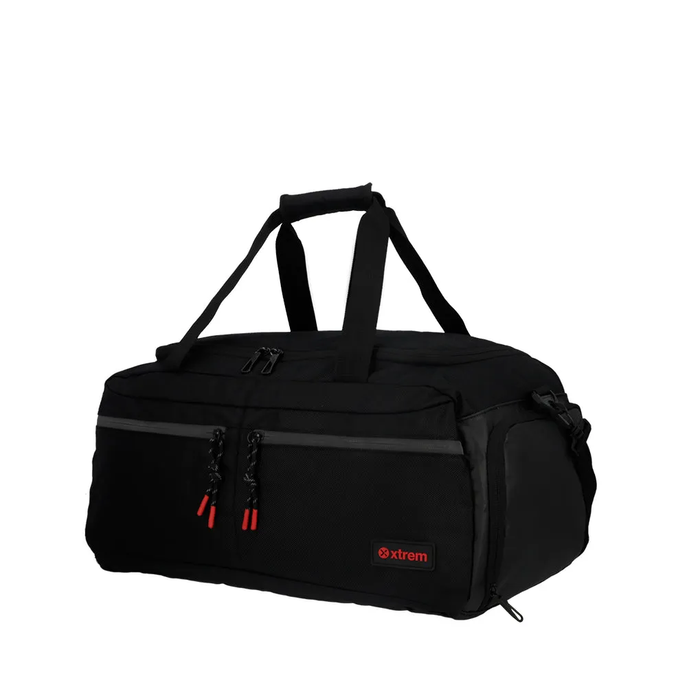 Bolso de viaje Quest negro/rojo M