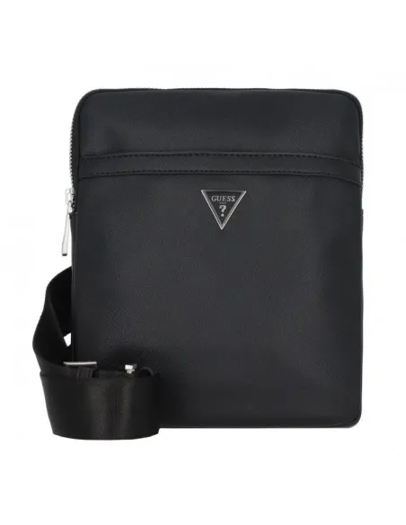 Bolso Guess Negro Logo Pequeño Hombre