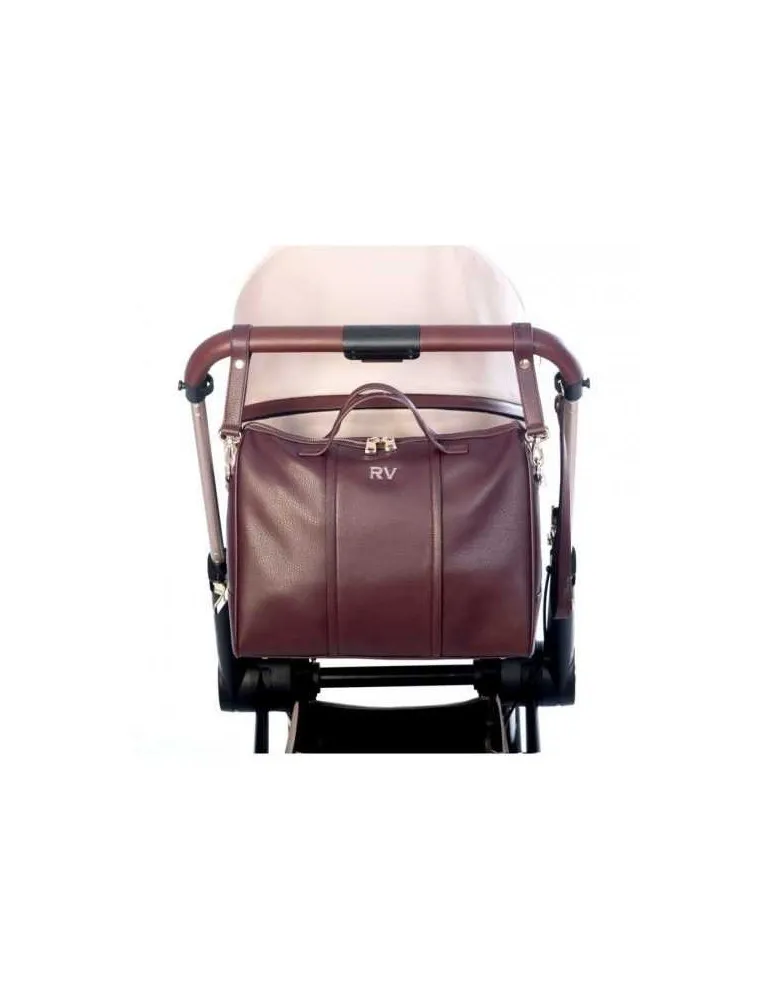 BOLSO MAMA ROBERTO VERINO BURDEOS CON ACCESORIO