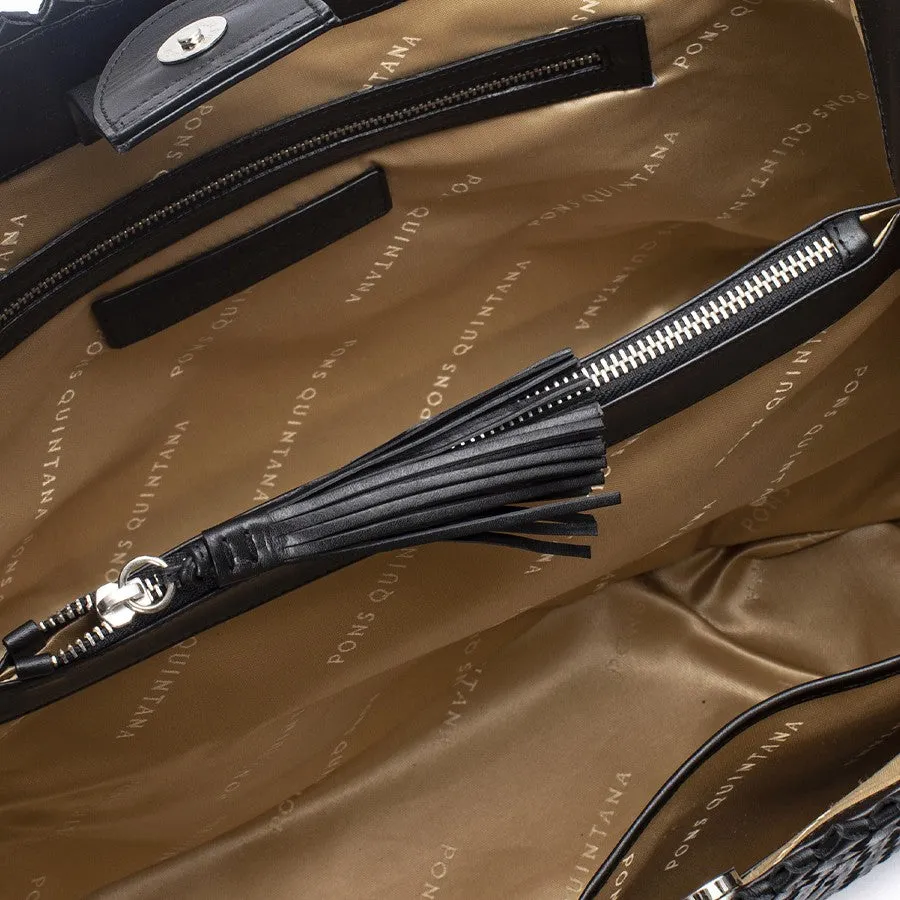 BOLSO SHOPPER V631 NEGRO