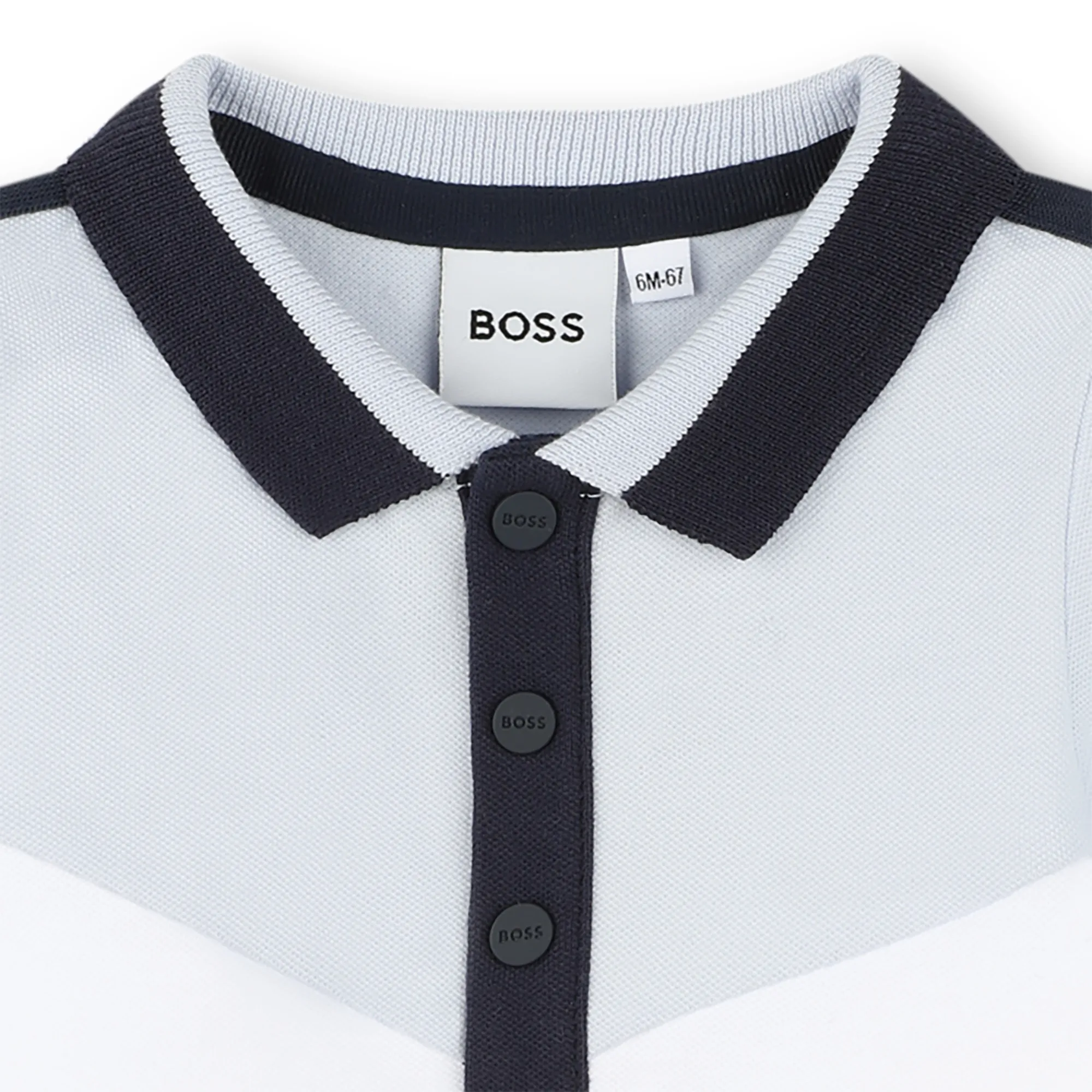 BOSS Mono corto de algodón