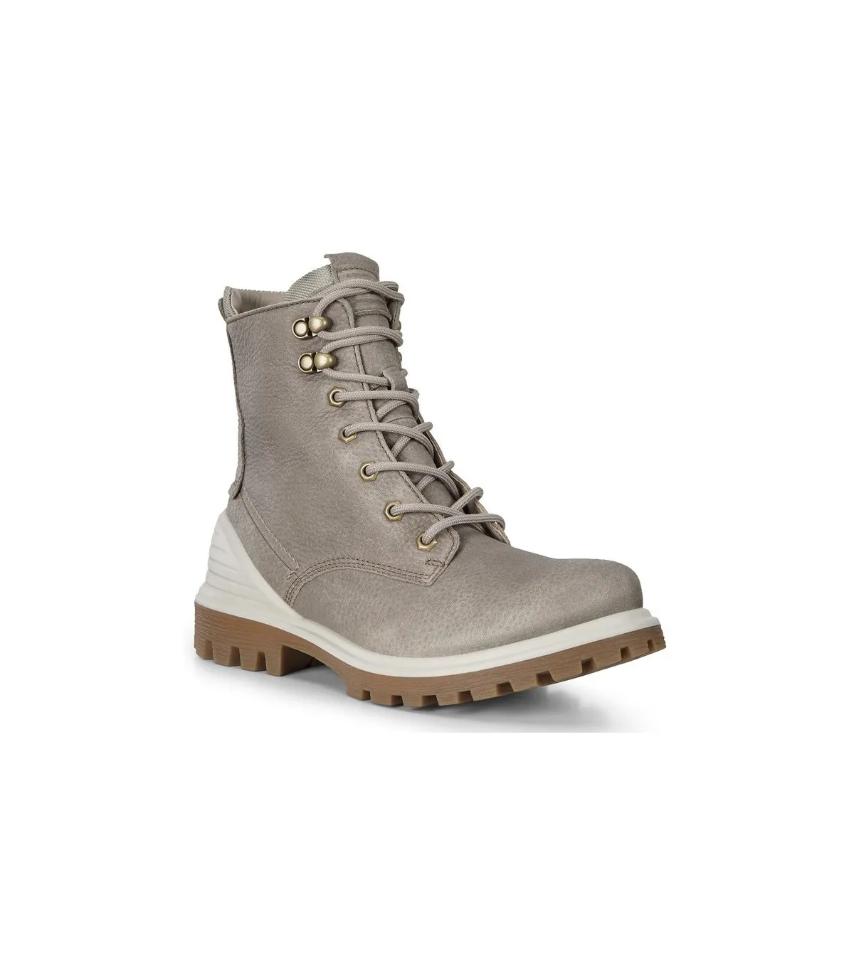 Bota de cordones gris