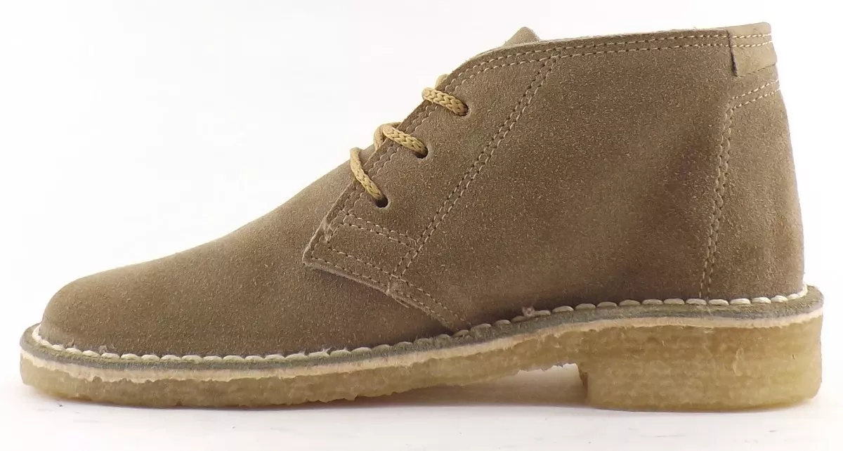 Bota De Gamuza Acordonada Unisex Chicos Kickers Jeune Carg