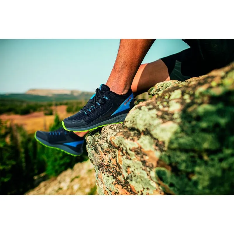 Bota de montaña Columbia Trailstorm™ Waterproof (Black, Solar) Men's