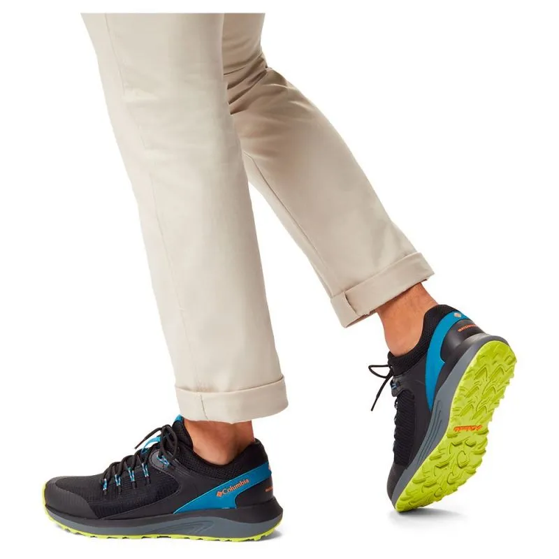 Bota de montaña Columbia Trailstorm™ Waterproof (Black, Solar) Men's