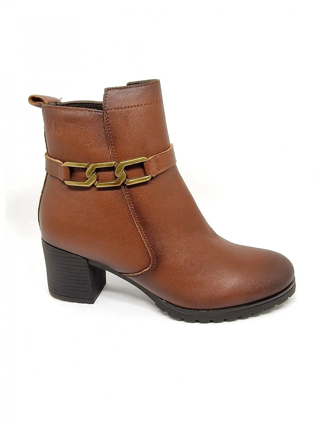 Bota de mujer Treintas en negro y cuero 4011