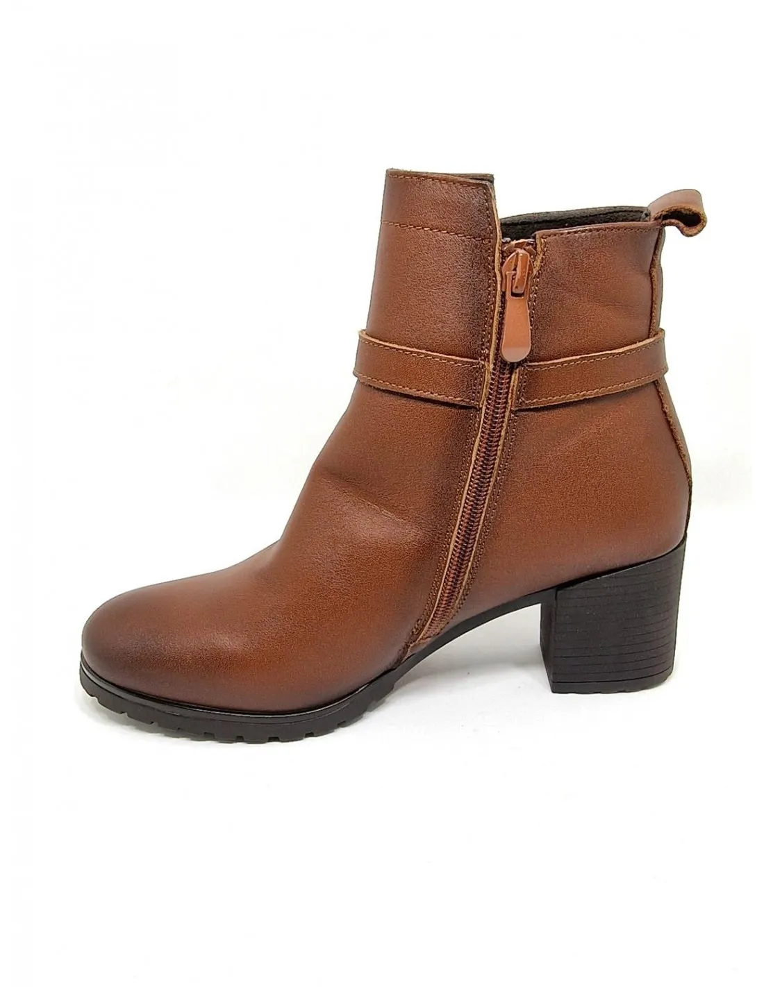 Bota de mujer Treintas en negro y cuero 4011