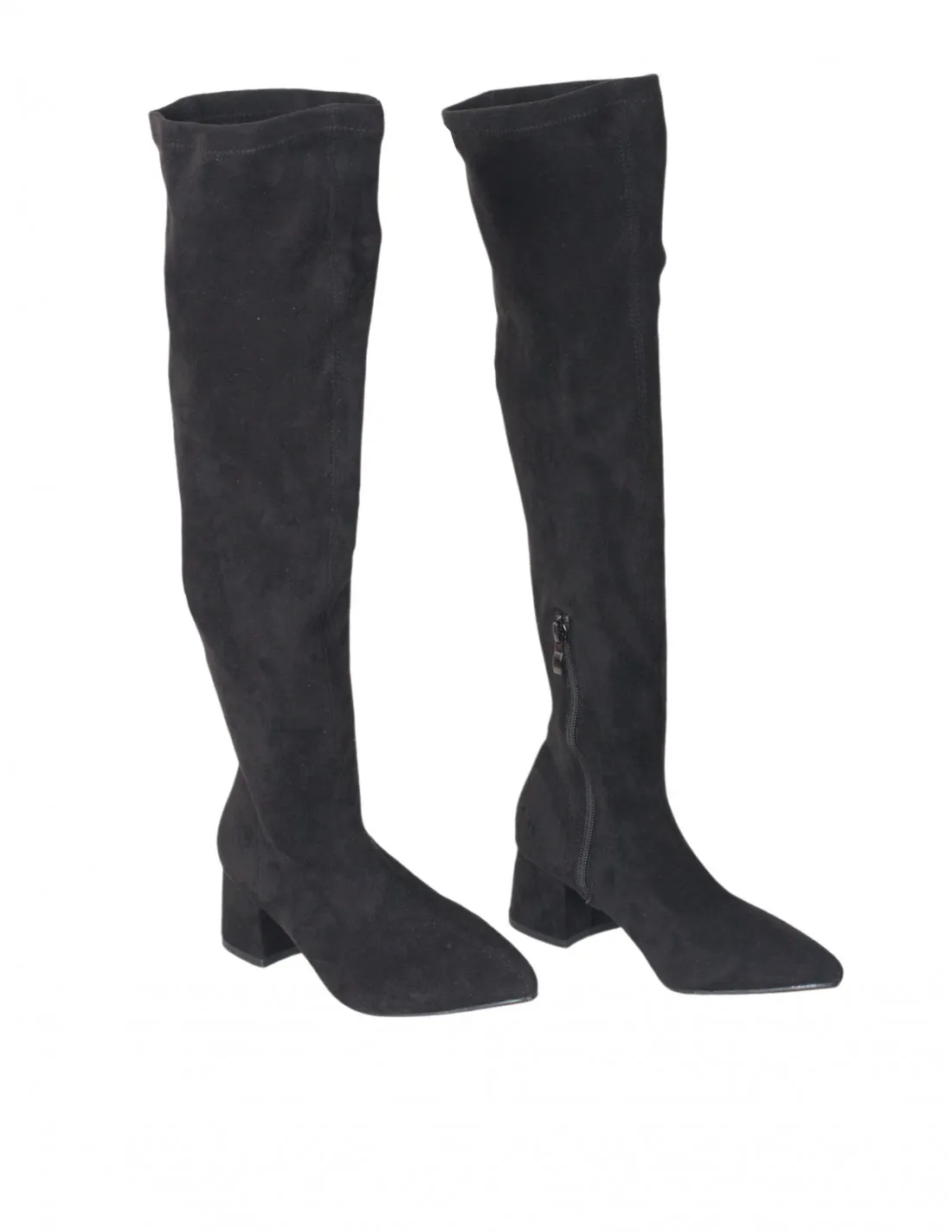 Botas Mosqueteras Negras Tacón