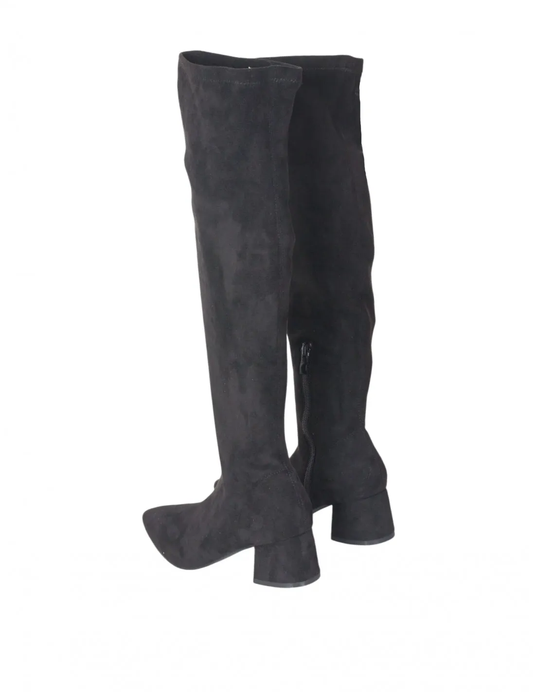 Botas Mosqueteras Negras Tacón