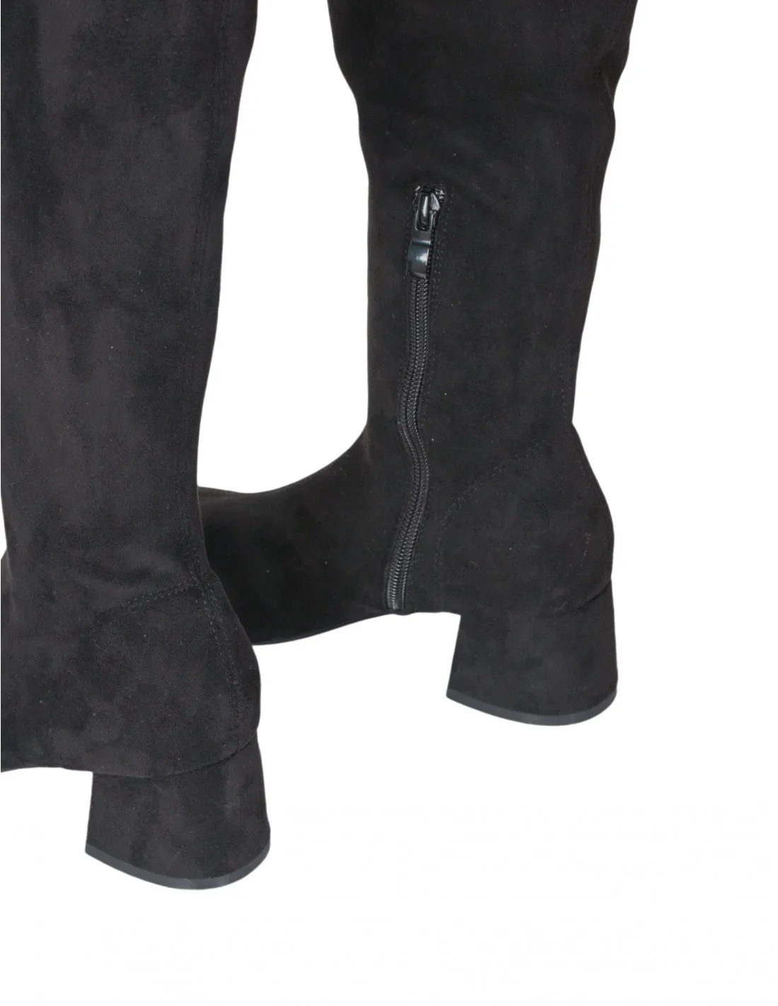 Botas Mosqueteras Negras Tacón