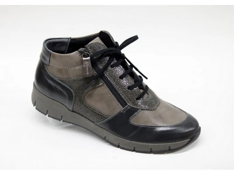 BOTIN COMBINADO SPORT PLANO 3900 SUAVE BY LEYLAND EN COLOR GRANATE, NEGRO O BURDEOS