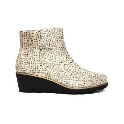 Botin mujer cuña D’chicas beige