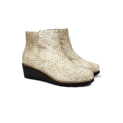Botin mujer cuña D’chicas beige