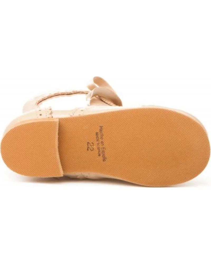 Botines ANGELITOS  de Niña PASCUALONA PIEL 1000  CAMEL