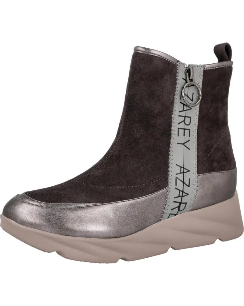 Botines AZAREY  de Mujer 494H866 BOTINES DEPORTIVOS CON DETALLES METALIZADOS  GRIS