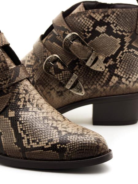 botines d'chicas 6142 serpiente para mujer
