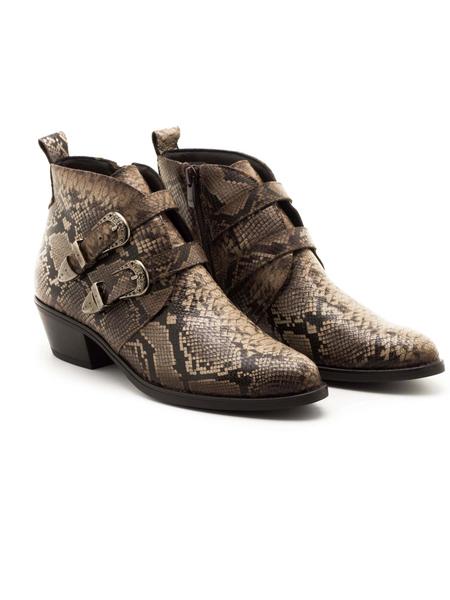 botines d'chicas 6142 serpiente para mujer