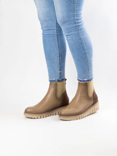 botines d'chicas 6332 taupe para mujer