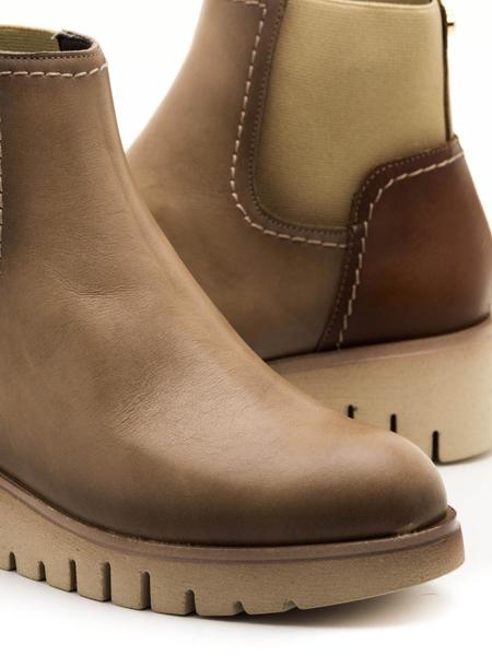 botines d'chicas 6332 taupe para mujer