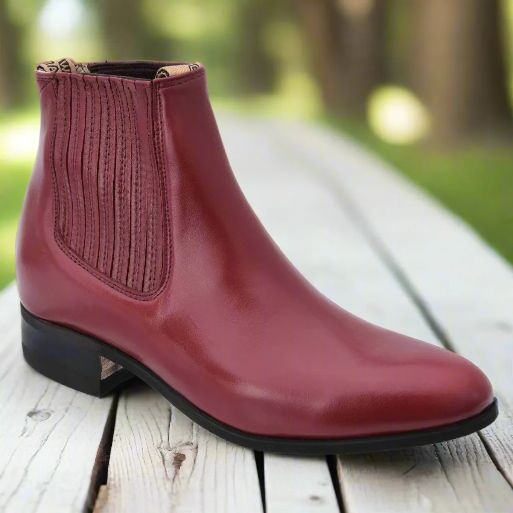 BOTINES DE CHARRO TMWD110706 WINE  CHARRO BOOTS