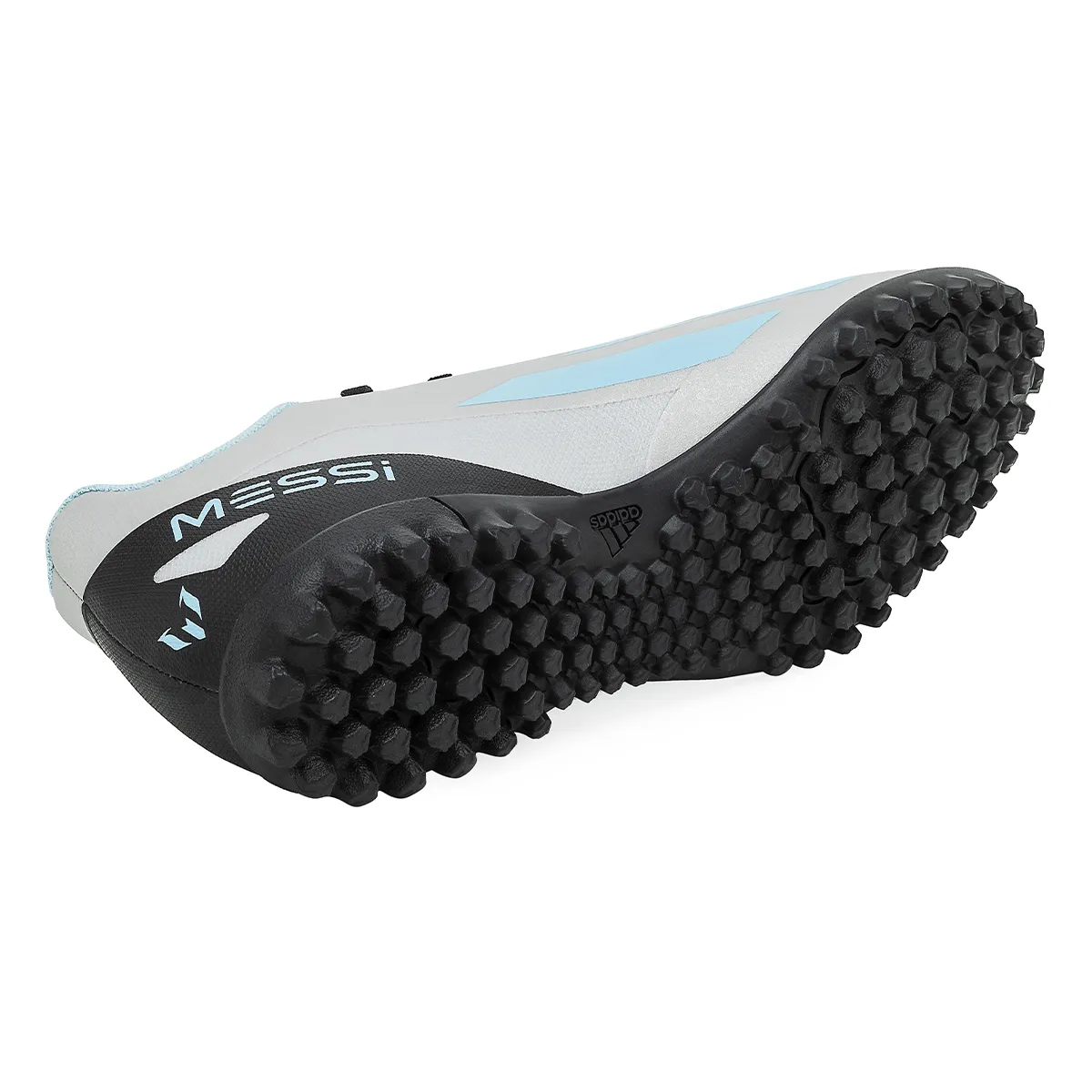 Botines De Futbol Adidas X Crazyfast Messi.4 TF Plata