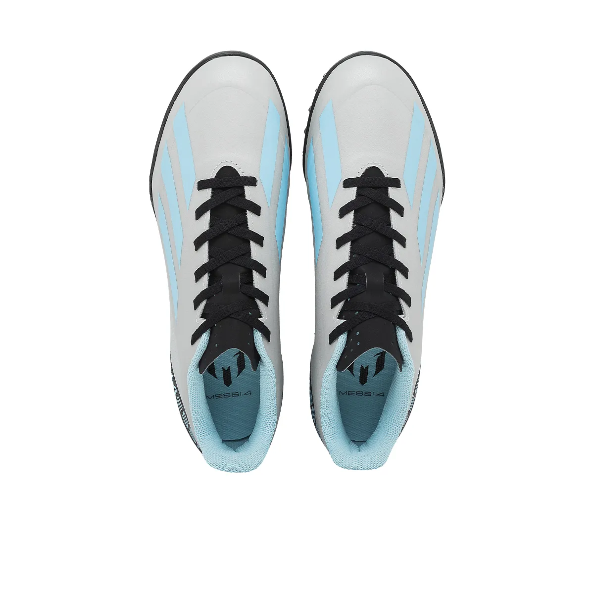 Botines De Futbol Adidas X Crazyfast Messi.4 TF Plata