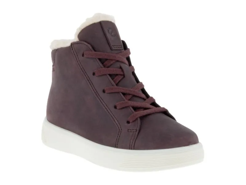 BOTÍN CON GORETEX ECCO STREET TRAY K EN COLOR BURDEOS 705283