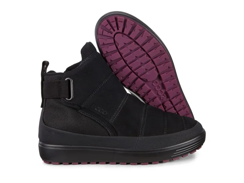 BOTÍN ECCO SOFT 7 TRED W 450243 EN COLOR BURDEOS O NEGRO
